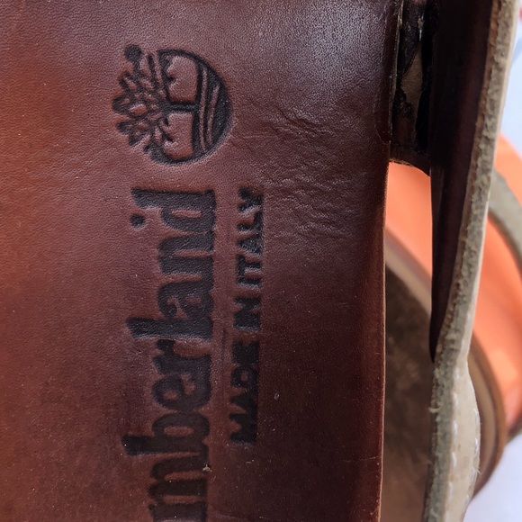 Timberland Earthkeepers Women’s Brown Leather Ankle Strap Thong Sandals Size 8M - Picture 10 of 13